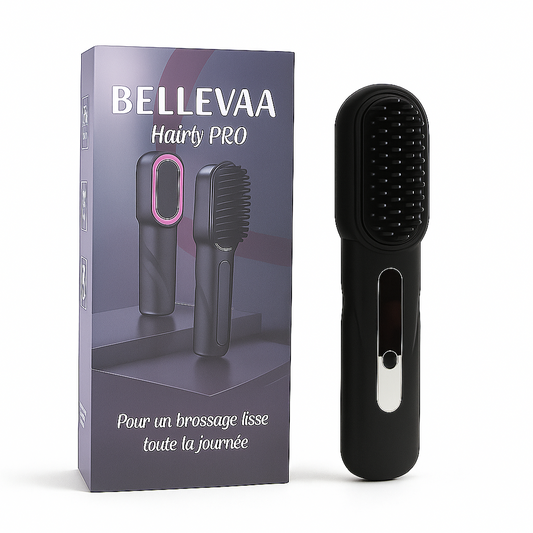 Hairly PRO - Brosse lissante et chauffante portable