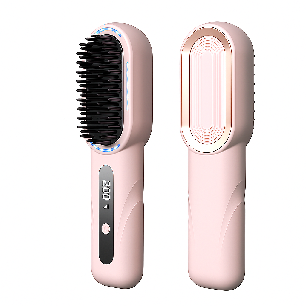 Hairly PRO - Brosse lissante et chauffante portable