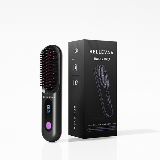 Hairly PRO - Brosse lissante et chauffante portable