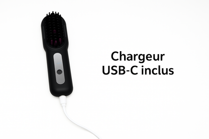 Hairly PRO - Brosse lissante et chauffante portable